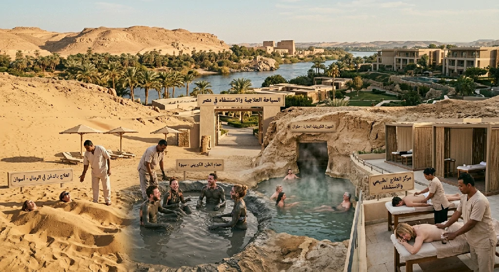 السياحة العلاجية والاستشفاء الطبيعي في مصر